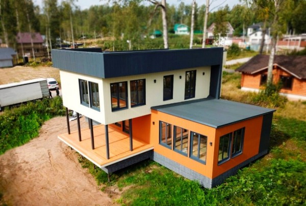 Фибросайдинг DECOVER 3600 х 190 х 8мм Caramel