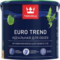 Краска интерьерная моющаяся для обоев и стен Tikkurila Euro Trend