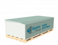Гипсокартон влагостойкий GYPROC АКВА ОПТИМА 12,5 ММ, 2500Х1200