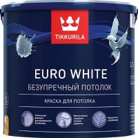 Краска интерьерная для потолка Tikkurila Euro White