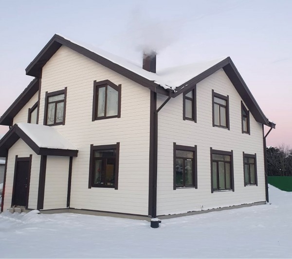 Фибросайдинг DECOVER 3600 х 190 х 8мм Brown