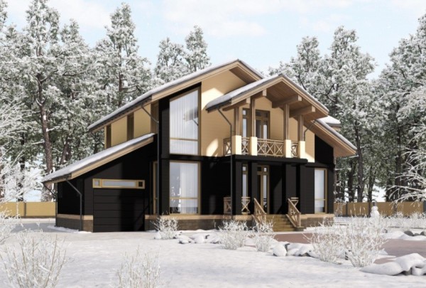 Фибросайдинг DECOVER 3600 х 190 х 8мм Dark