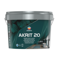 Краска моюшаяся Eskaro Akrit-20 полуматовая