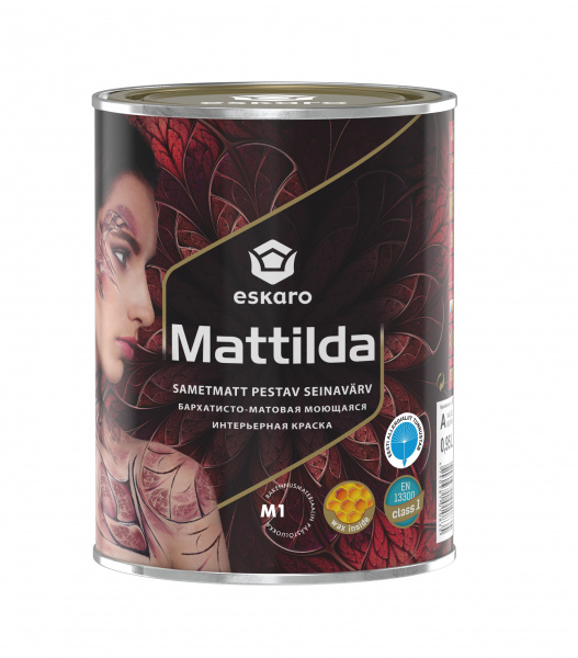 Краска интерьерная моющаяся Mattilda глубокоматовая