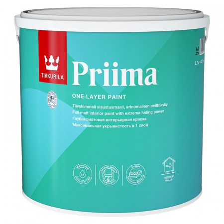 Краска интерьерная Tikkurila Priima