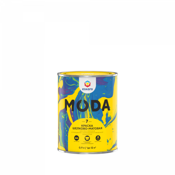 Краска для стен и потолков Eskaro Moda 7 матовая