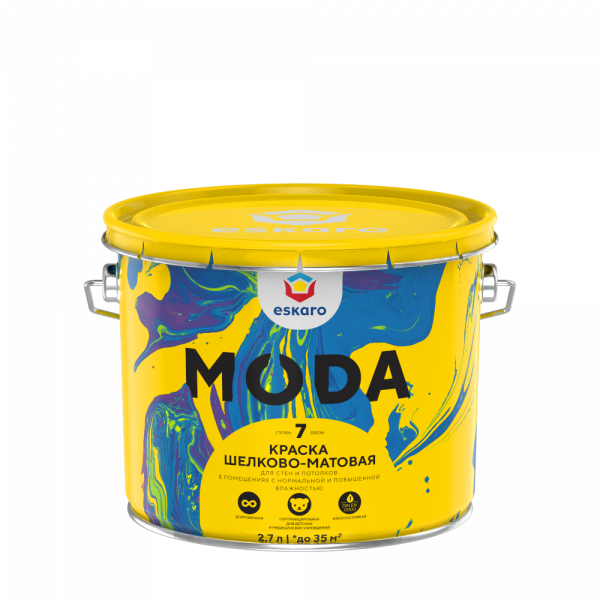 Краска для стен и потолков Eskaro Moda 7 матовая