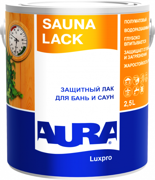 Защитный лак для бань и саун Luxpro Sauna Lack